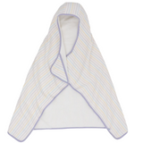 Toddler Hooded Towel - Unicorn Stripe - HoneyBug 