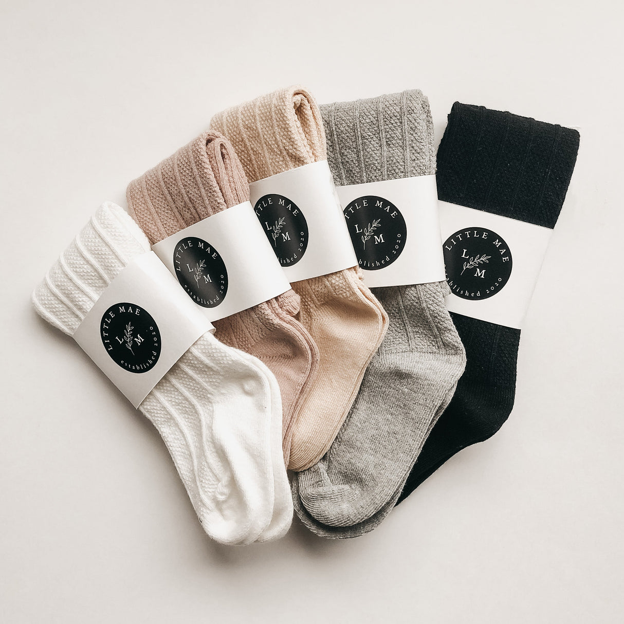 Ruffle Cotton Knee High Socks