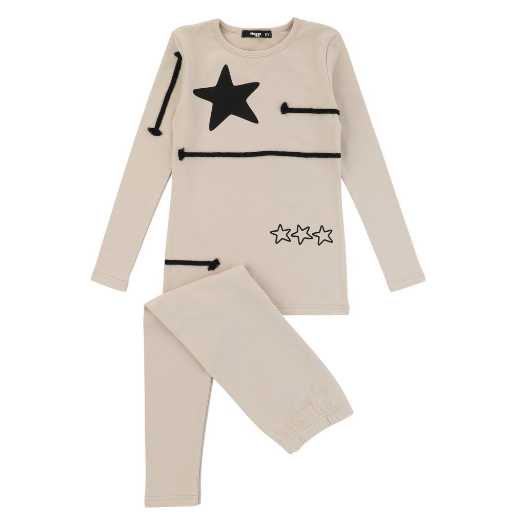 Star and Rope Loungewear Set, Star - HoneyBug 