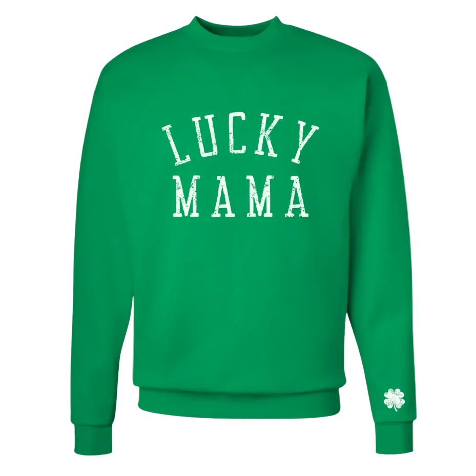 LUCKY MAMA ♡ printed graphic sweatshirt