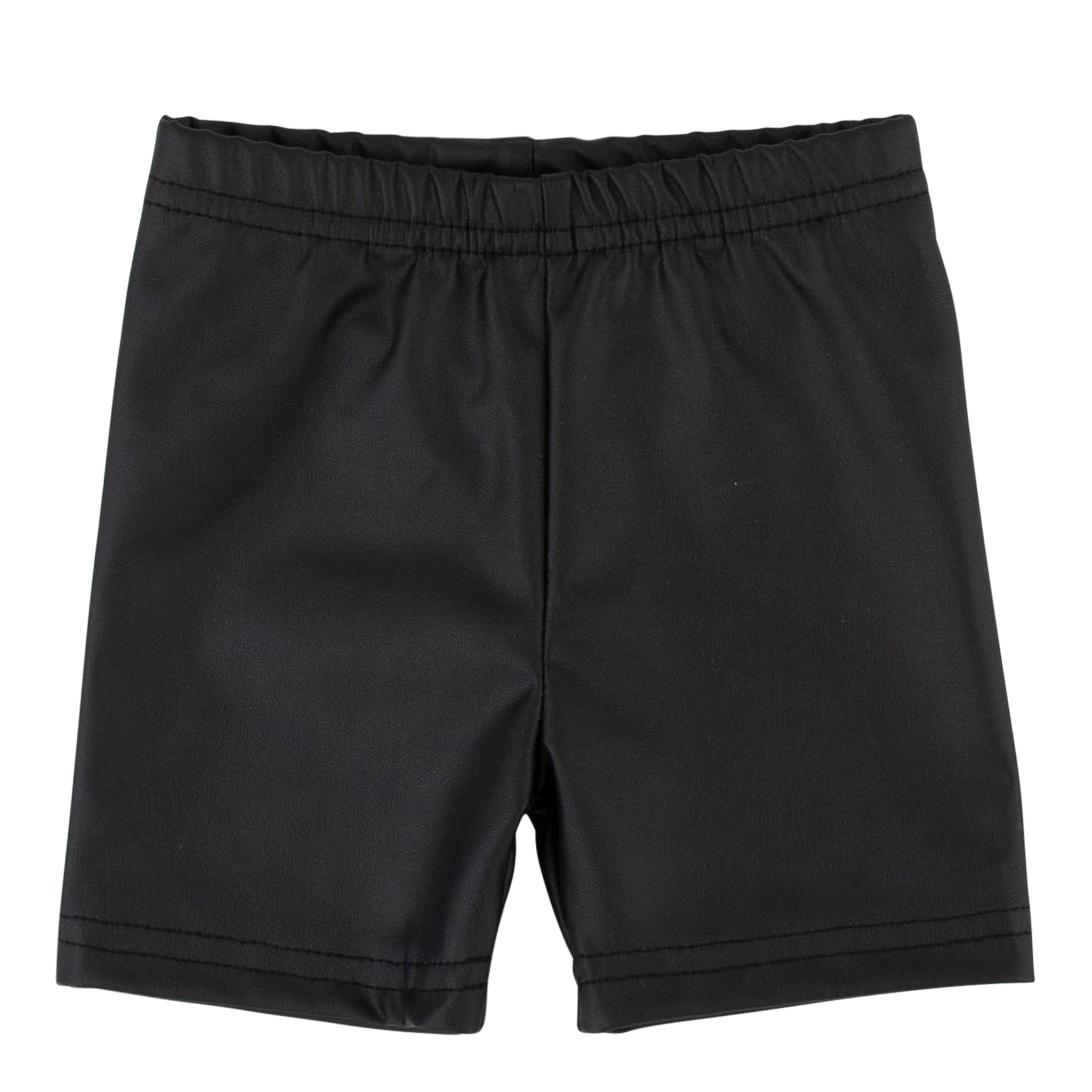 Leather shorts, Black - HoneyBug 