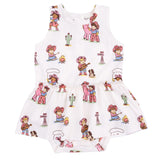 Vintage Cowgirls - Bodysuit with Skirt