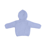 Chenille - Dusty Blue Hooded Jacket