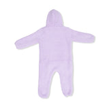 Chenille - Lavender Hooded Romper