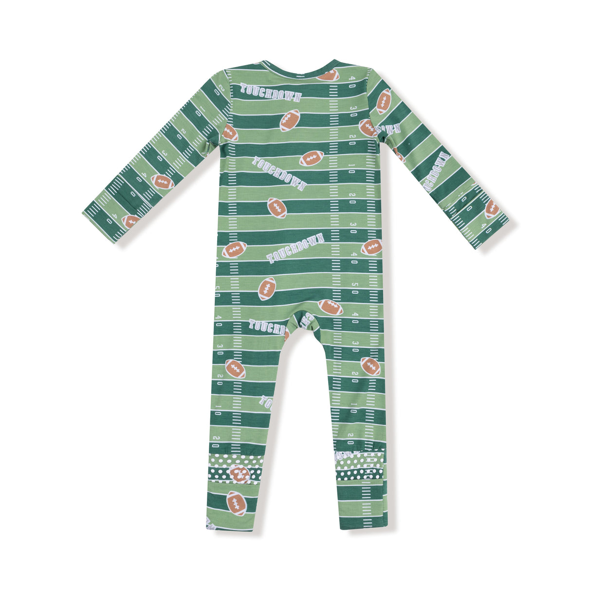 Convertible Romper - Football Field - Glow in the Dark - HoneyBug 