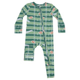Convertible Romper - Football Field - Glow in the Dark - HoneyBug 