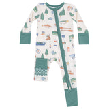 Convertible Romper - Fishing Things - HoneyBug 