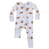 Convertible Romper - Footballs Playing Football - HoneyBug 