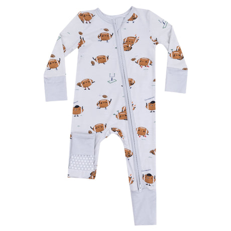 Convertible Romper - Footballs Playing Football - HoneyBug 