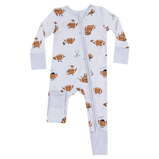 Convertible Romper - Footballs Playing Football - HoneyBug 