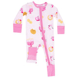 Convertible Romper - Hanukkah - Pink - HoneyBug 