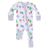 Holiday Penguins - Convertible Romper - HoneyBug 