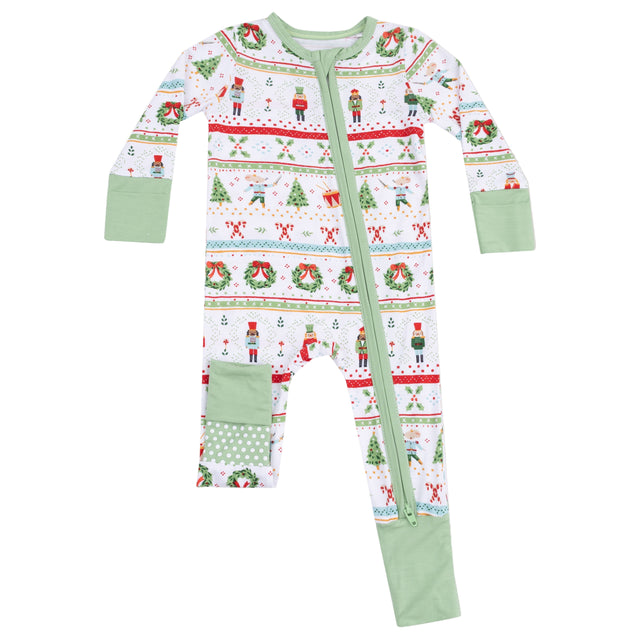 Convertible Romper - Nutcracker Fair Isle - HoneyBug 