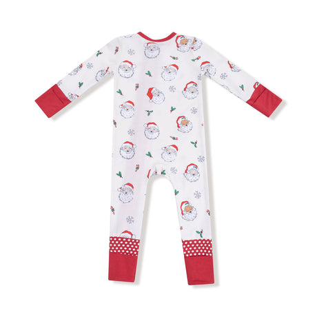 Convertible Romper - Vintage Santas - HoneyBug 