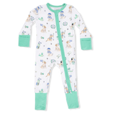 Country Club Dogs Neutral - Convertible Romper