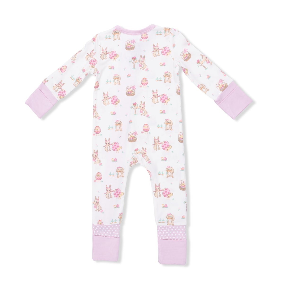 Easter Egg Hunt Pink - Convertible Romper
