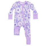 Lacy Lavender Floral - Convertible Romper