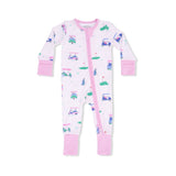 Vintage Golf Carts Pink - Convertible Romper