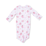 Ribbon Ballerinas - Knotted Gown and Ruffle Hat