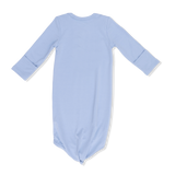 Solid Blue Fog - Knotted Gown and Hat