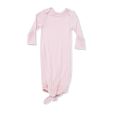 Solid Veiled Pink - Knotted Gown and Hat