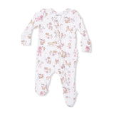 Cowgirl Nursery - 2 Way Ruffle Front Zipper Footie