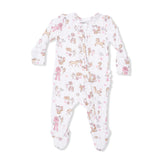 Cowgirl Nursery - 2 Way Ruffle Front Zipper Footie
