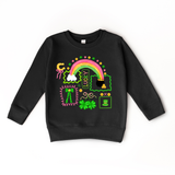 Lucky Doodles Rainbow Pot of Gold Sweatshirt