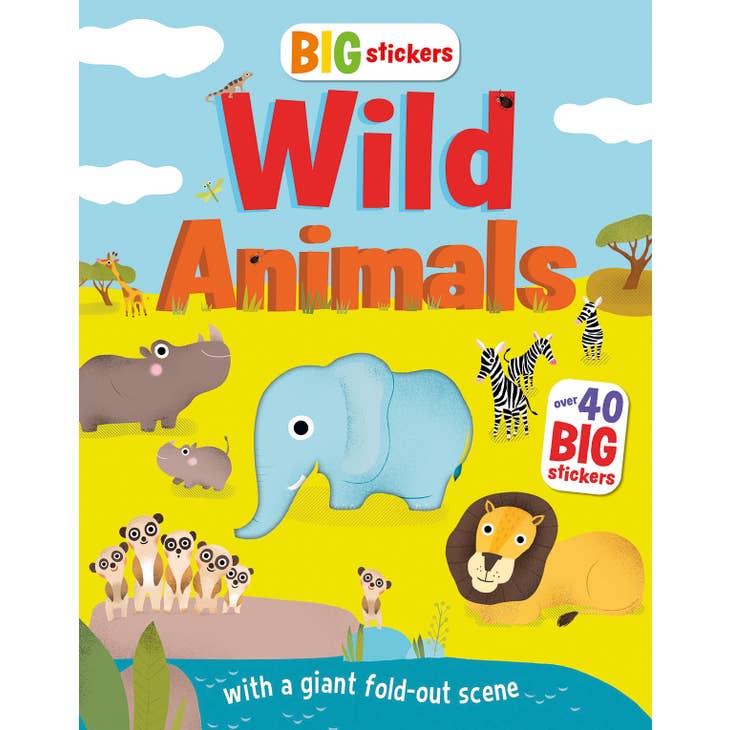 Big Stickers - Wild Animals - HoneyBug 