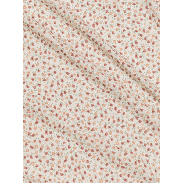 Organic Baby Swaddle Blanket - Joy Floral / Berry - HoneyBug 