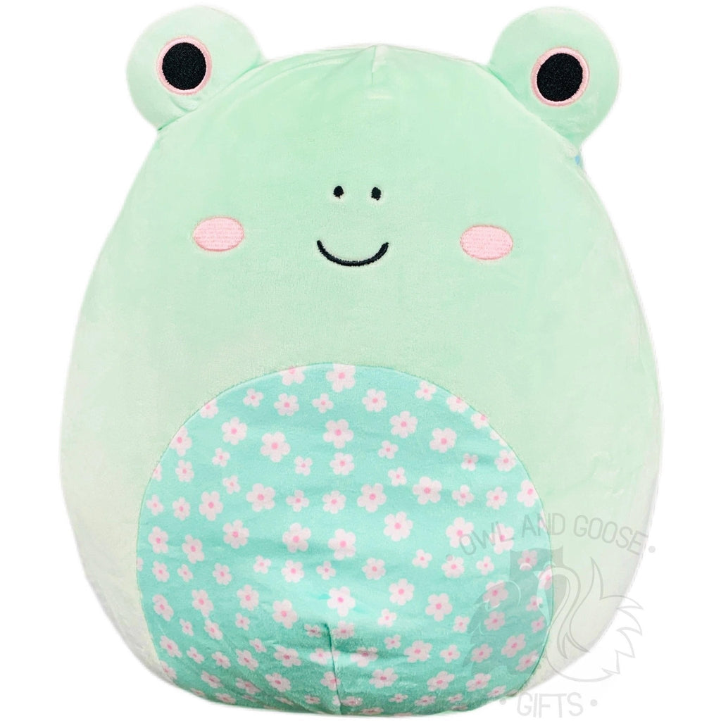 12 Inch Fritz the Frog Floral Squishmallow - HoneyBug 