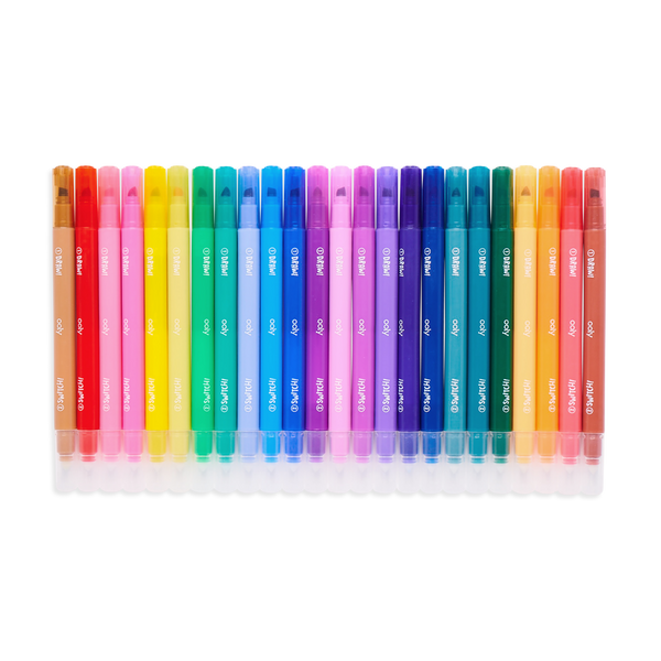 Switch-eroo Color Changing Markers - Set of 24 by OOLY - HoneyBug 