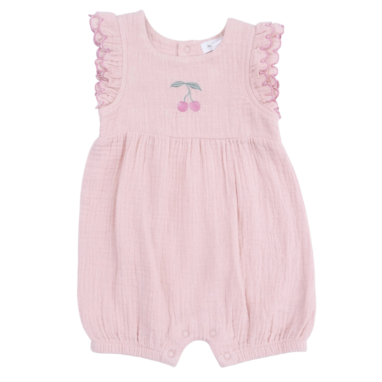 Solid Muslin Lotus - Scallop Ruffle Shortie
