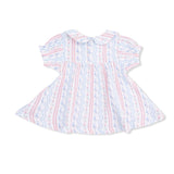 Tulip Stripe - Smocked Dress Set