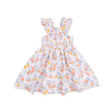 Citrus Floral - Smocked Sundress with Bloomer