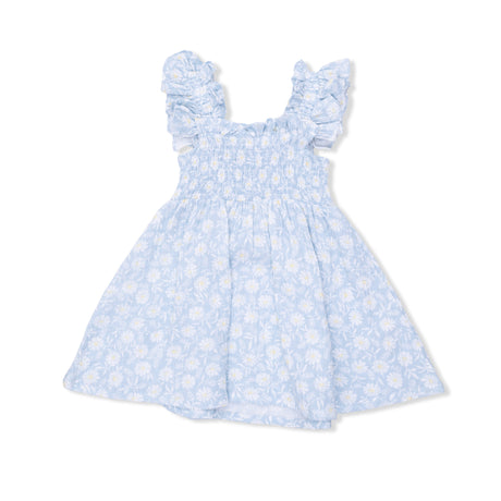 Western Daisies - Smocked Sundress with Bloomer