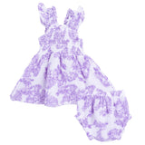 Lilac Floral - Baby Doll Tunic and Bloomer Set