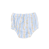 Odalys Floral Stripe - Puff Sleeve Baby Doll Dress and Bloomer