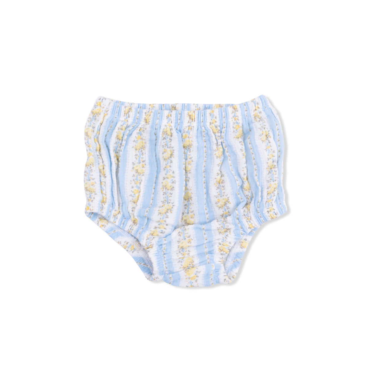 Odalys Floral Stripe - Puff Sleeve Baby Doll Dress and Bloomer