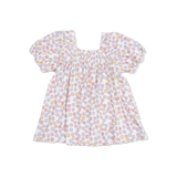 Sarah Floral - Puff Sleeve Baby Doll Dress and Bloomer