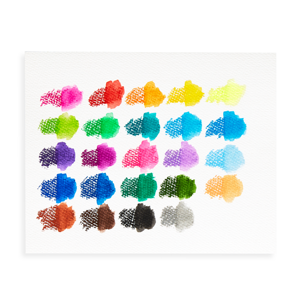 Smooth Stix Watercolor Gel Crayons - Set of 24 by OOLY - HoneyBug 