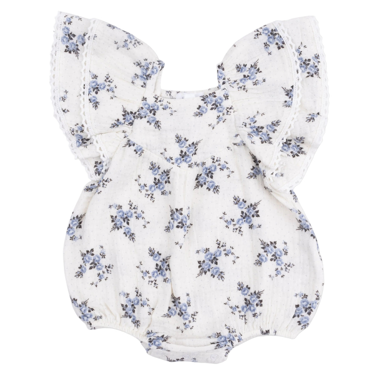 Belle Rosette Dot - V-Neck Bubble