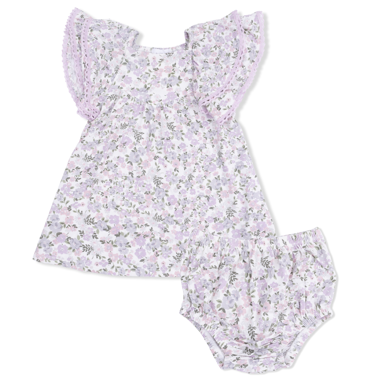 Shannon Floral - V-Neck Dress and Bloomer