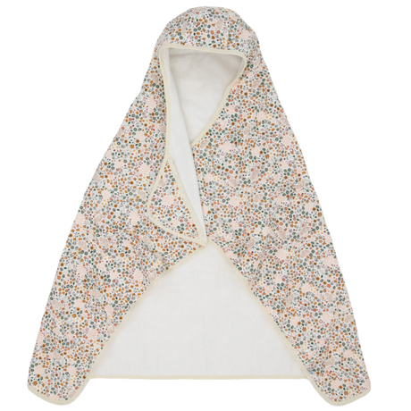 Toddler Hooded Towel - Pressed Petals - HoneyBug 