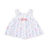 Ribbon Bouquets - Infant Dress with Bow and Bloomer