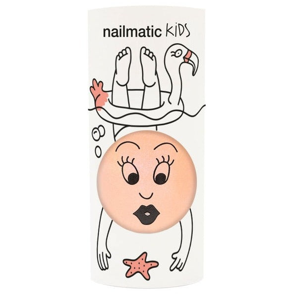 Nailmatic Kids Nail Polish - Flamingo - HoneyBug 