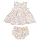 Yellow Country Roses - Ruffle Dress and Bloomer