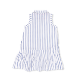 Baseball Stripe - Polo Dress with Cartwheel Short