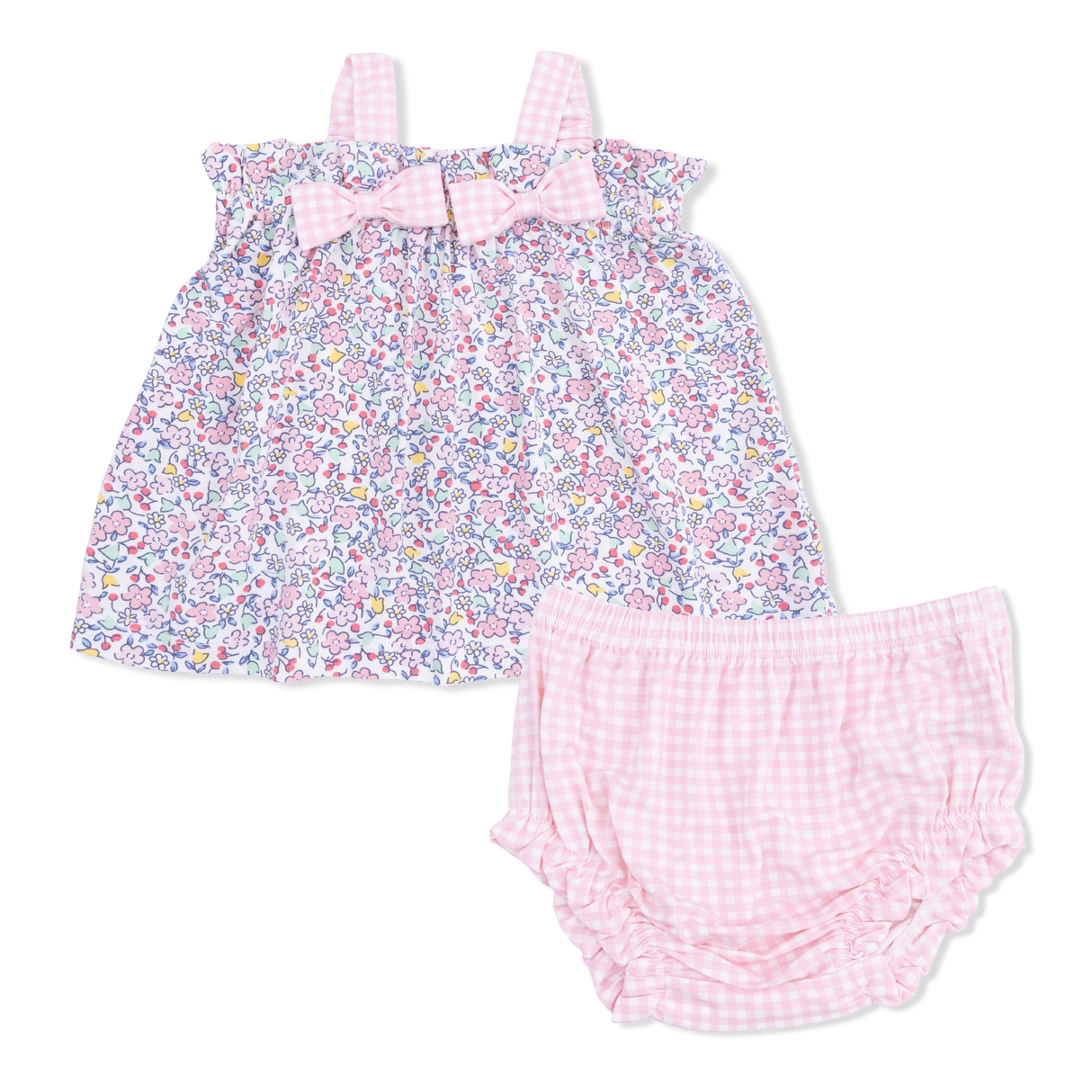 Elizabeth's Garden - Top with Bows and Ruffle Leg Bloomer