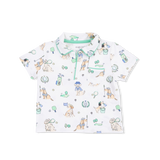 Country Club Dogs Neutral - Polo with Casual Short